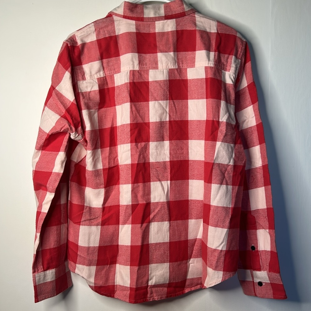 Sustainable Fashion Holiday Gingham Mila Flannel Shirt - NWT - Picture 5 of 5